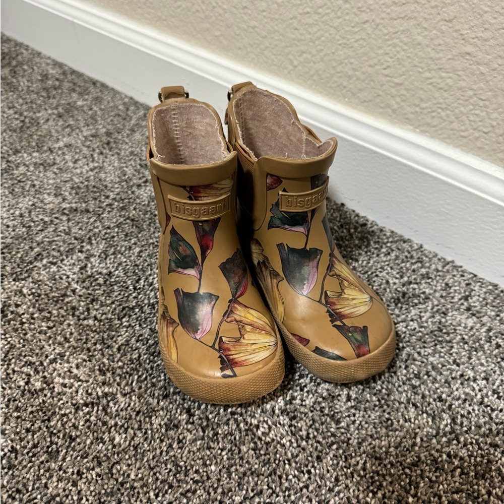 Bisgaard Floral Rain Boots Size 23